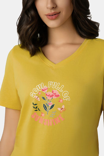 Amante Cotton Top - Sunshine Print — image 4
